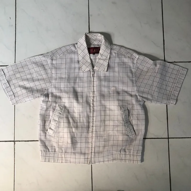 Vintage Streetwear Track jacket Pria white photo 1