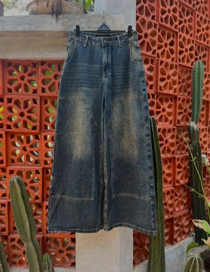 jeans baggy double knee (brand Korea) photo 1