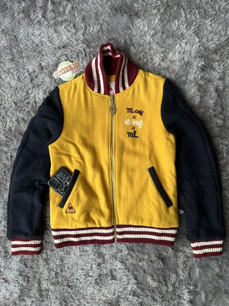 Jaket Varsity Zipper Lee Coq Sportif X Michael Lau 2012