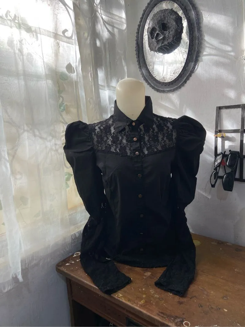 Blouse lengan puffy mewah photo 1