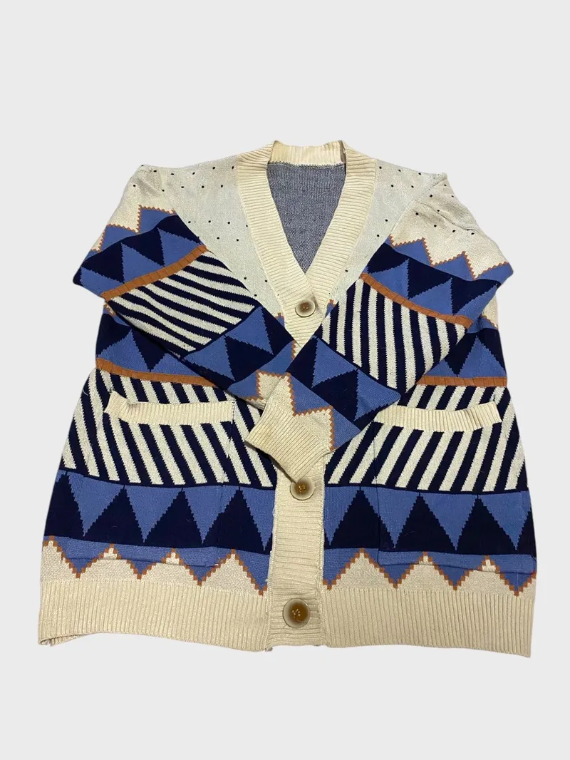 Casual Cardigan Wanita cream photo 1