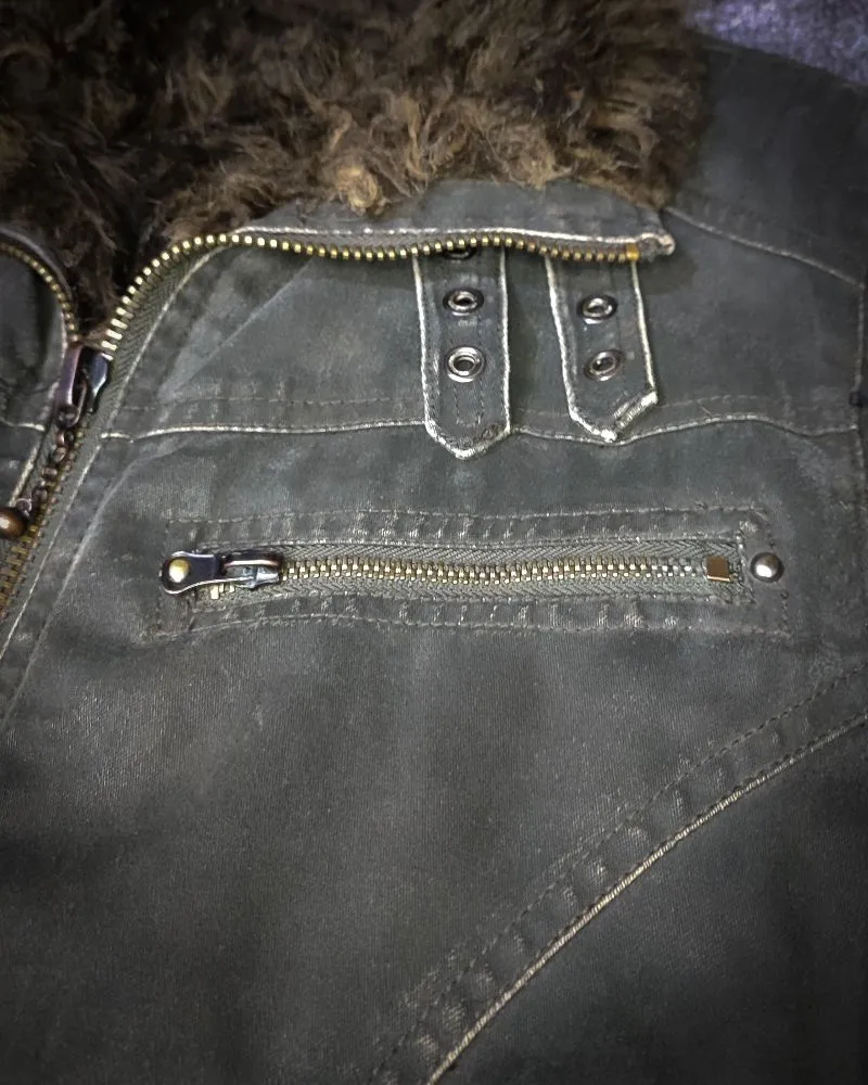 In The Attic Faux Fur Jacket - Preloved