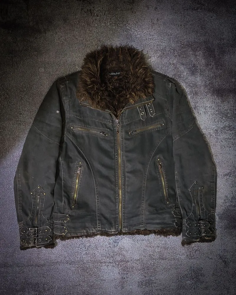 In The Attic Faux Fur Jacket - Preloved