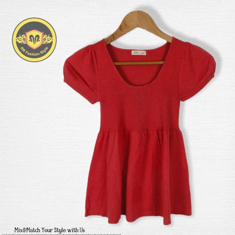 Atasan Knit Lengan Pendek photo 1