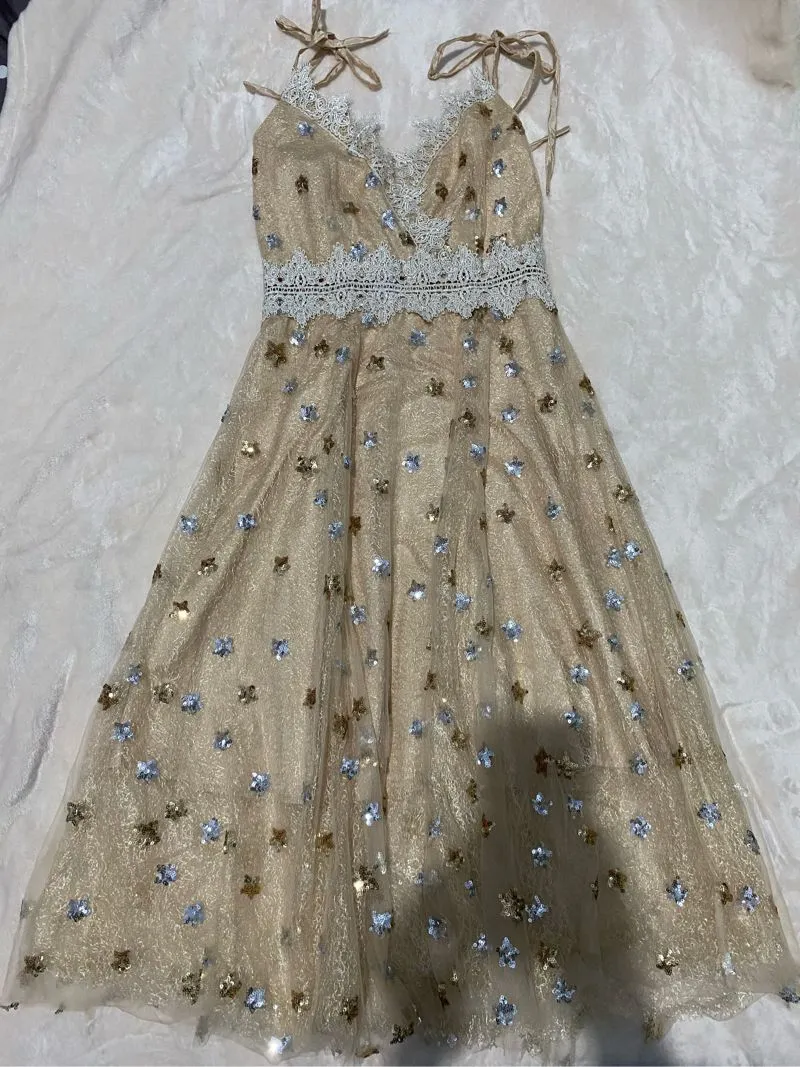 Dress sequin star dress/fairy/mewah photo 1