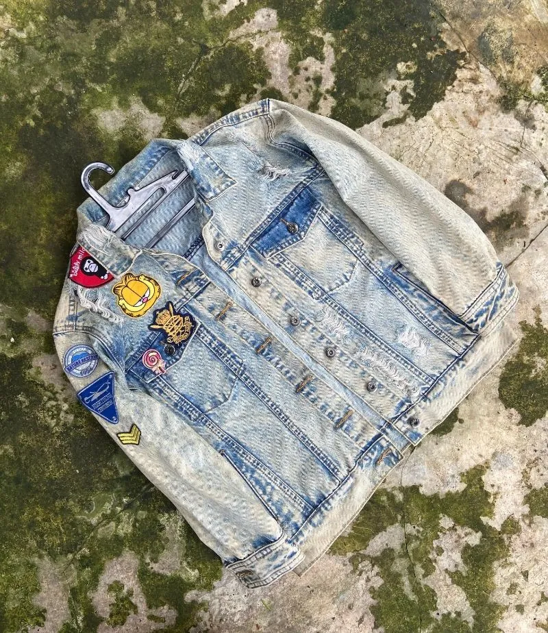denim jacket patch photo 1