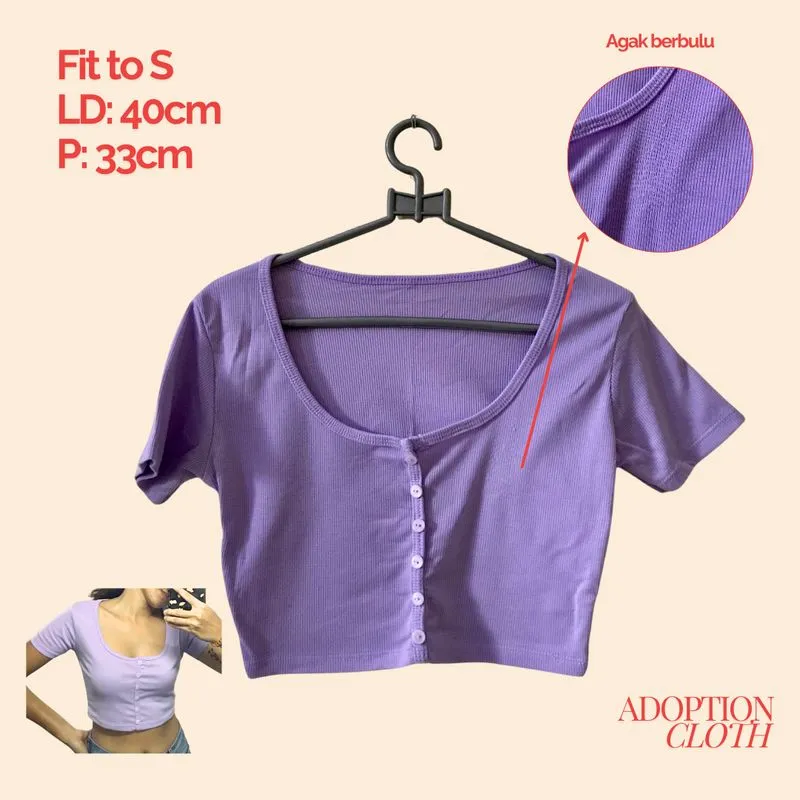Croptop Purple photo 1