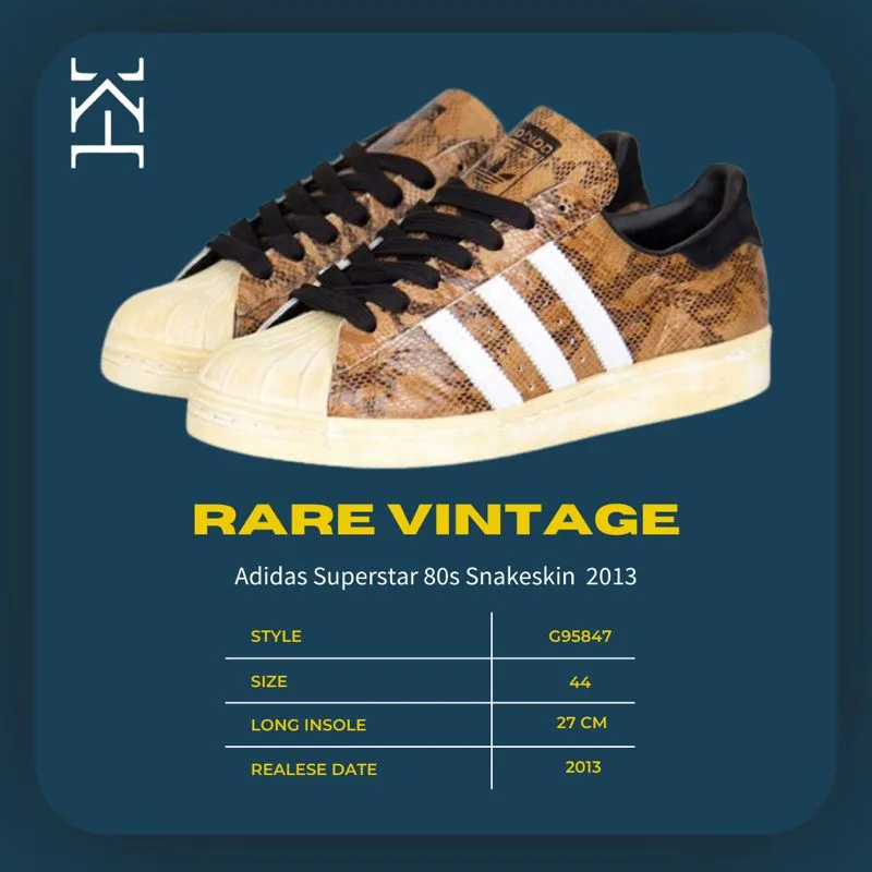 vintage adidas Superstar 80s Snakeskin 2013 photo 1