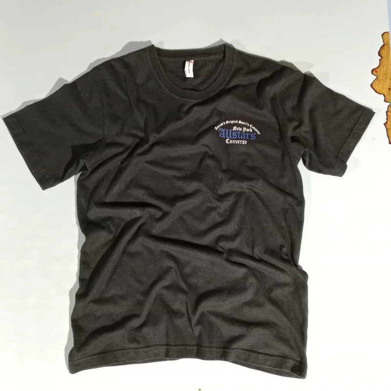 Converse Casual T-shirt Pria black photo 1