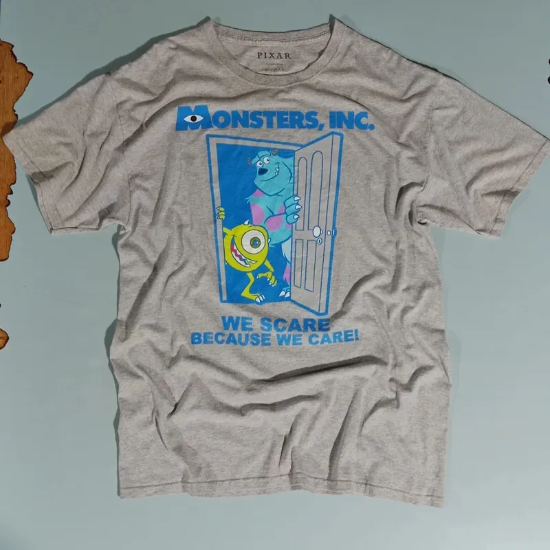 Casual T-shirt Pria gray photo 1