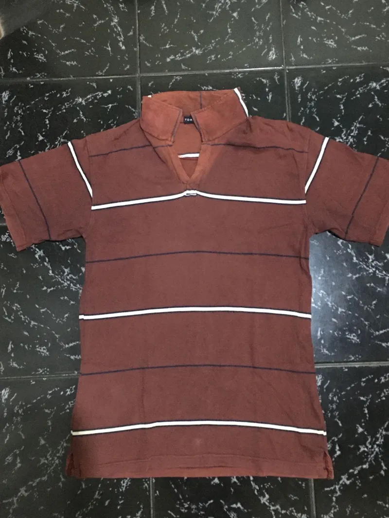 Tommy Hilfiger Casual T-shirt Pria brown photo 1