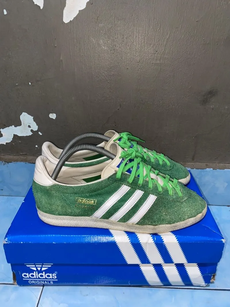 adidas gazelle silver green womens Adidas Gazelle ADV