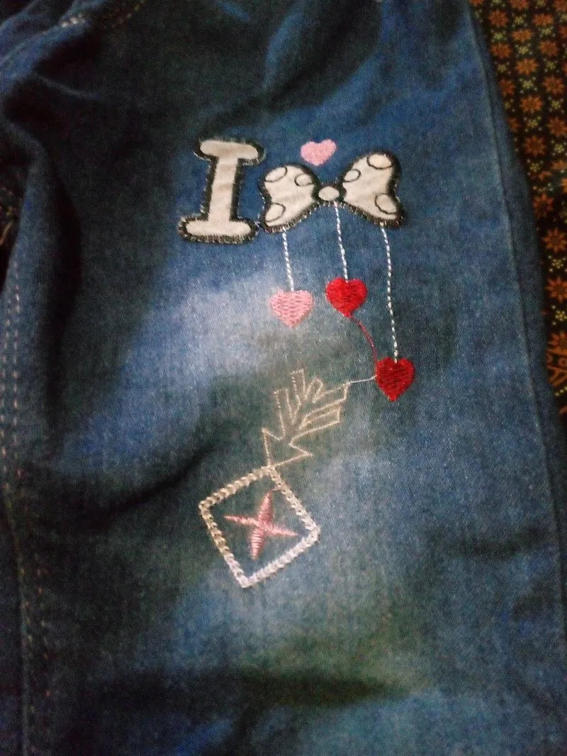 Levis anak perempuan pinggang karet  photo 1