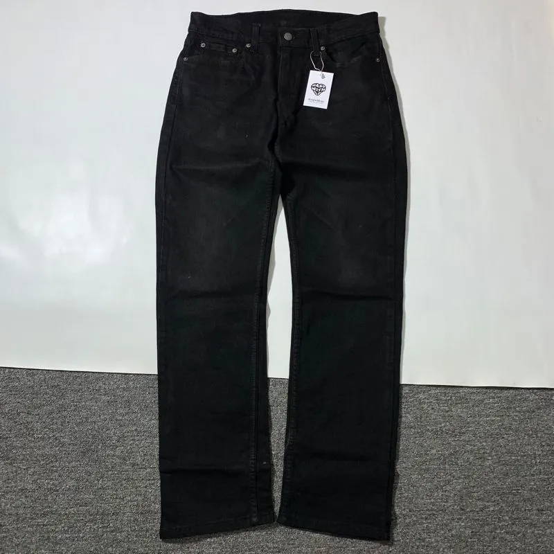 Levi’s 514 Black Washed Jeans Slim Straight Fit AP737 photo 1