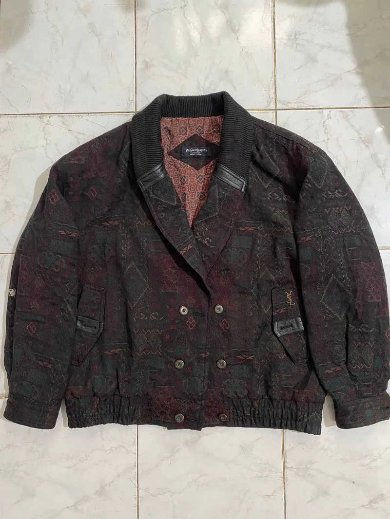 Yves Saint Laurent YSL Sportswear Bomber jacket Pria multicolor photo 1
