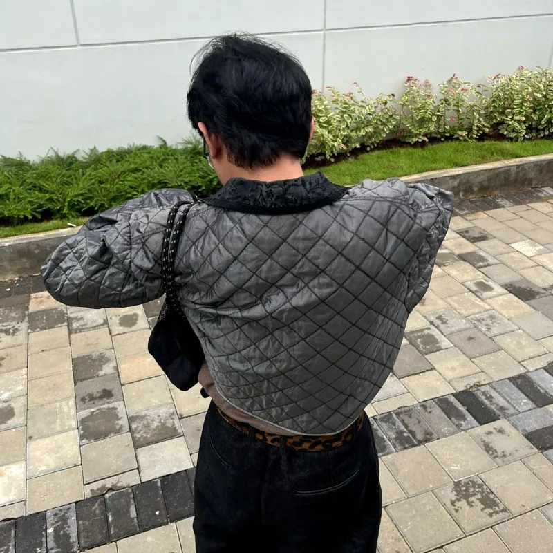 CROP PARACHUTE JACKET photo 1