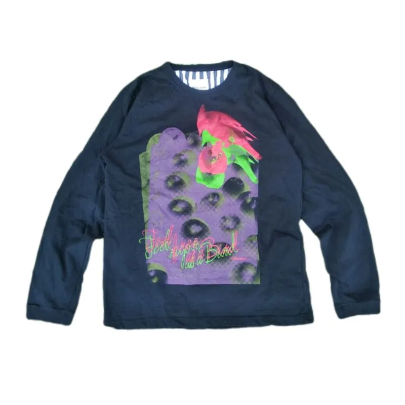 Y2K Grunge T-shirt Pria black photo 1