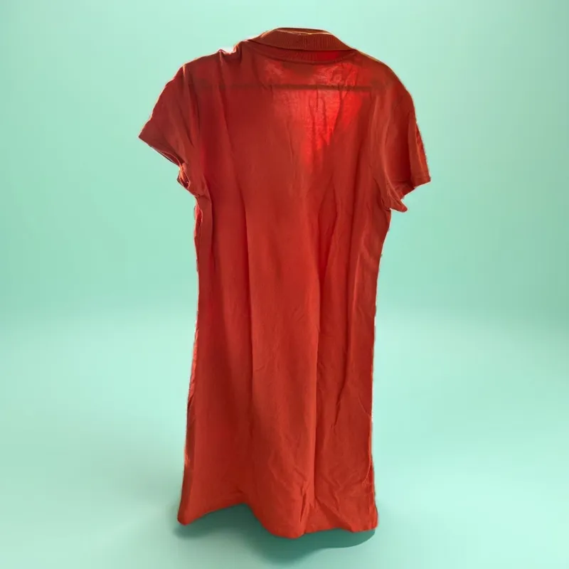 Casual Shirt dress Wanita orange photo 1