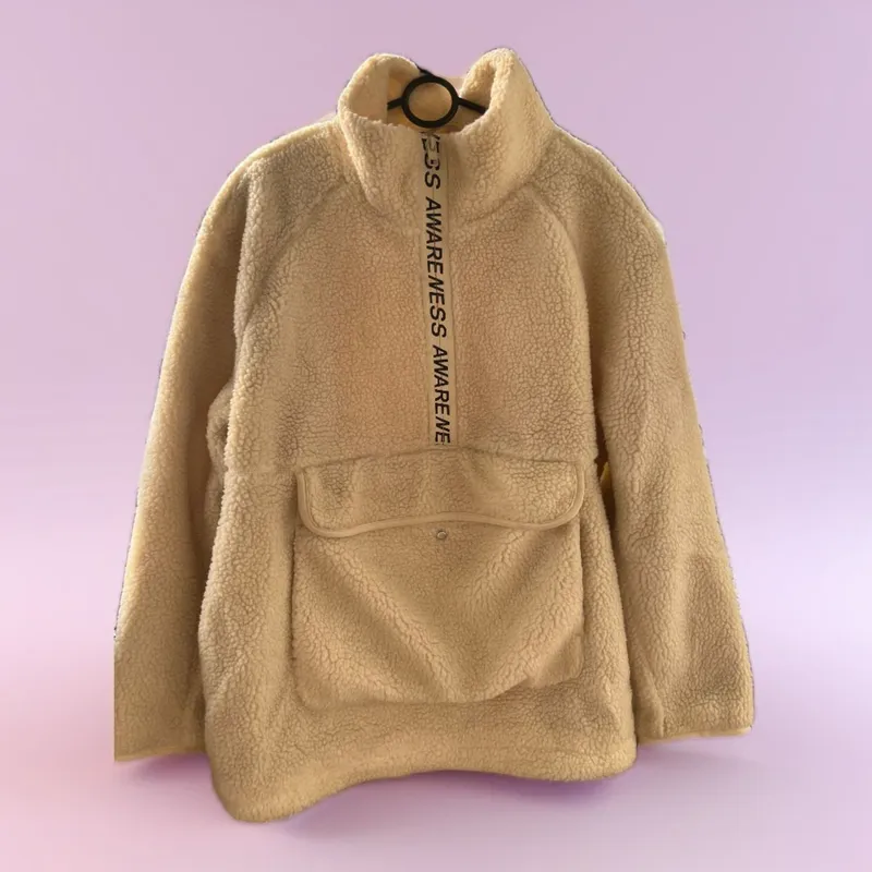 H&M Casual Fur coat Wanita cream photo 1