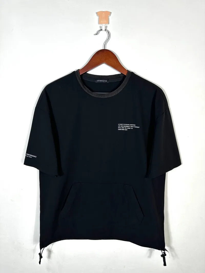 Streetwear Skater Casual shirt Pria black photo 1