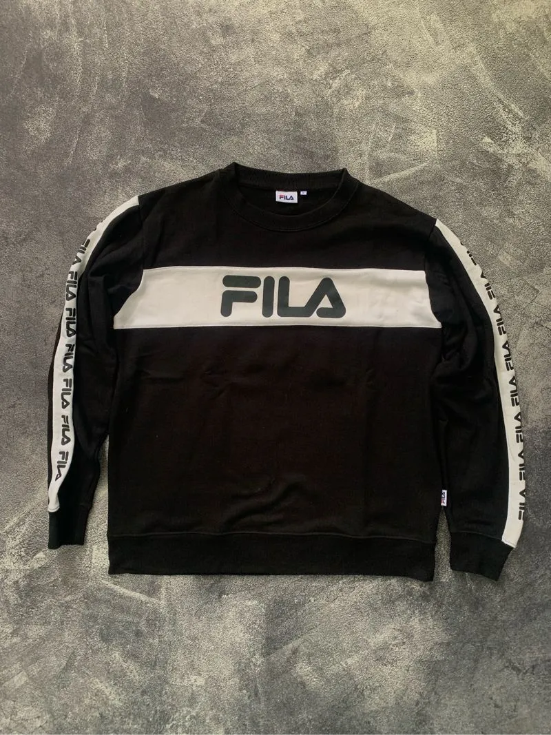 CN Crewneck Sweater Fila Spelout photo 1