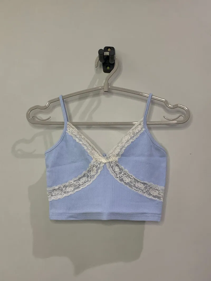 ✨Cami SkyBlue Crop Top✨ ~ All photo 1