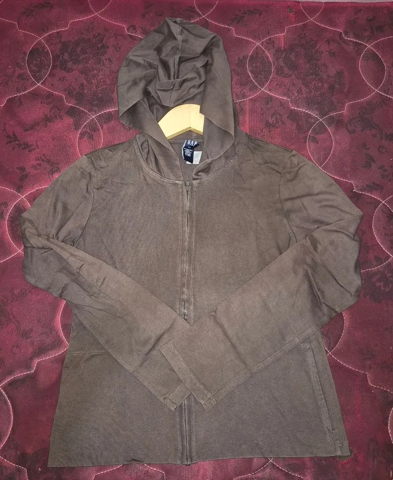 Jacket jaket Cotton Wanita Merk GAP Size S warna Cokela5 photo 1