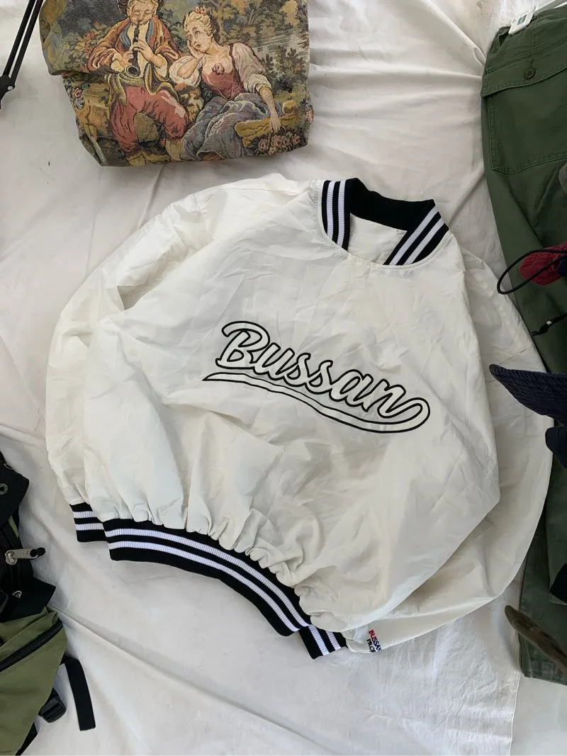 BUSSAN BASEBALL JERSEY VARSITY JACKET photo 1