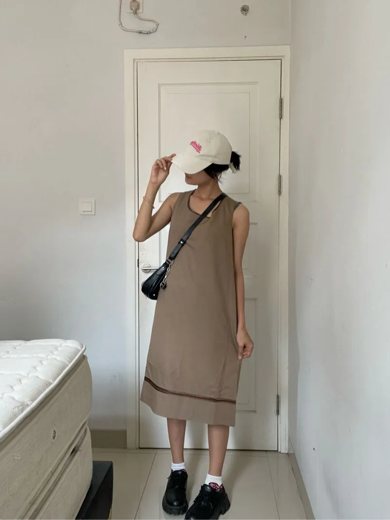 Coffe dress vintage photo 1