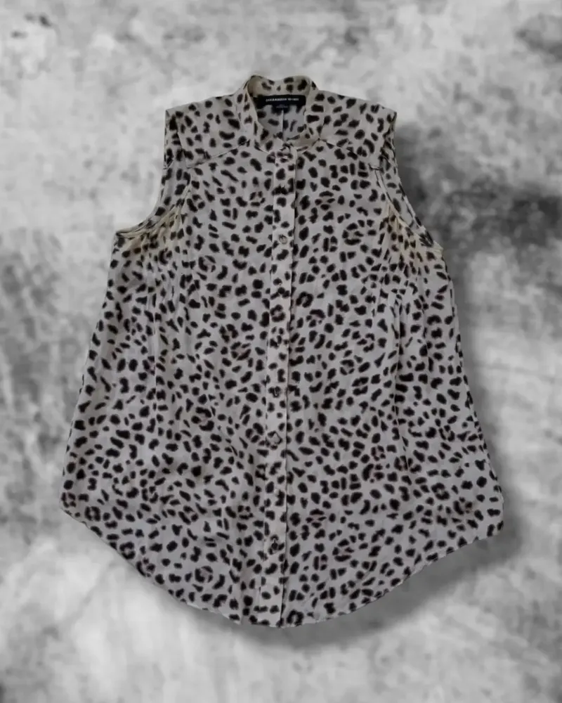 Alexander Wang Luxury Blouse Wanita black cream photo 1