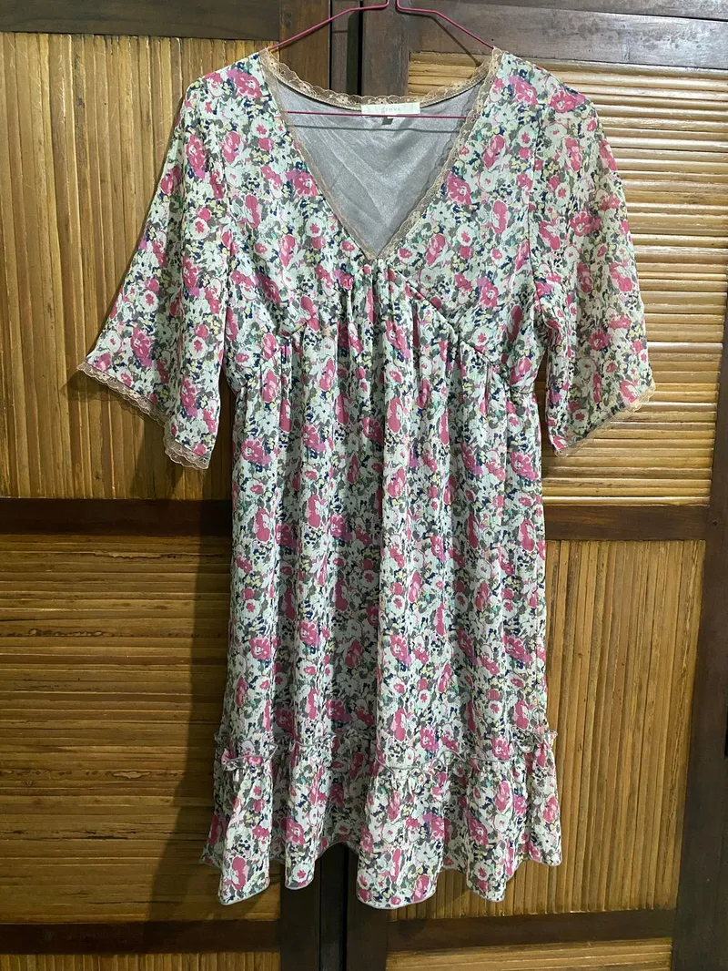 Vintage 00s Floral Dress Flowy dress photo 1