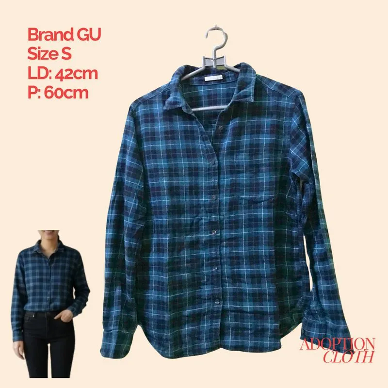 Kemeja Tartan GU photo 1