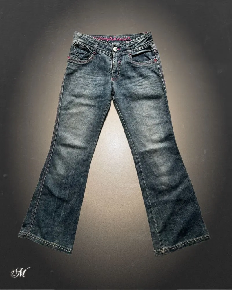 Honeylink Denim (Jeans bootcut pink wanita) photo 1