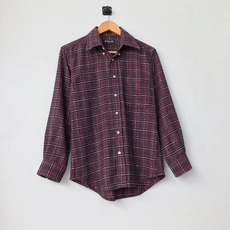 THE FIRST WAVE Casual Flannel Shirt M photo 1