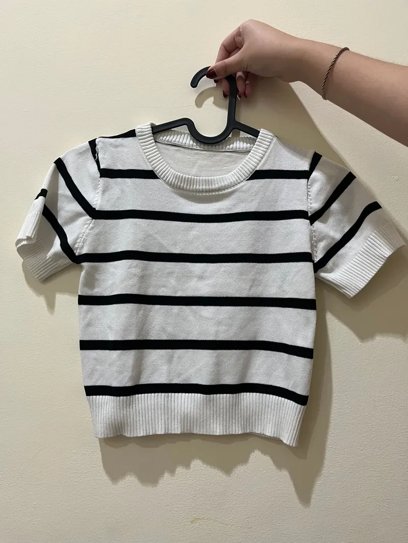 Avant Garde Crop top Wanita white photo 1