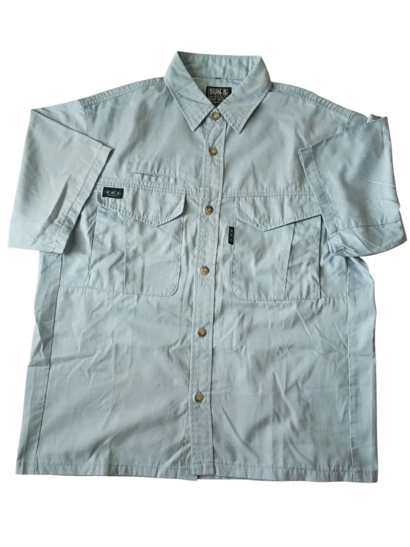 Work shirt warna ice blu photo 1