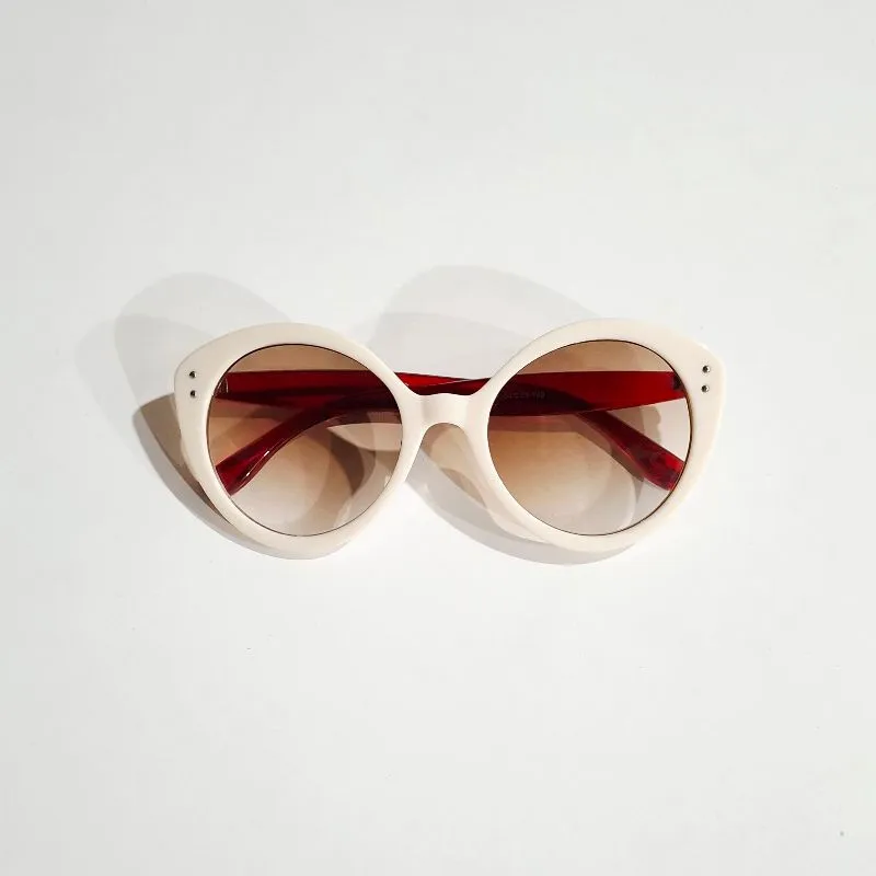 Kacamata Sunglass Retro Vintage Oval Fashionable photo 1
