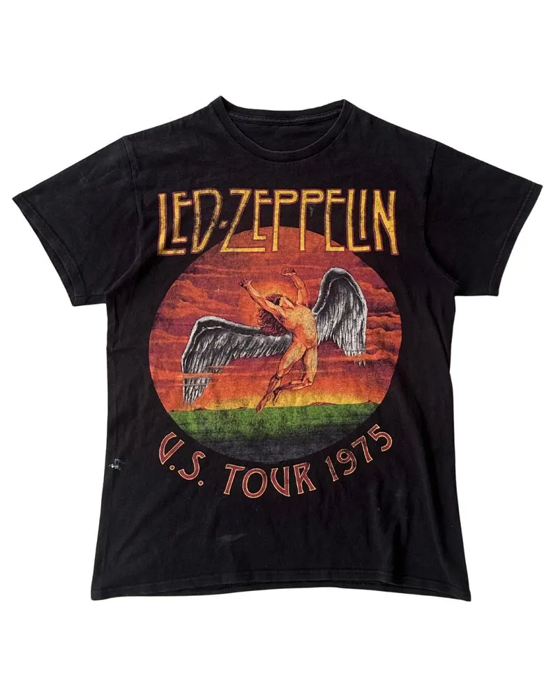 Led Zeppelin US Tour 1975 Vintage Tee (Kaos Band T-shirt) Preloved