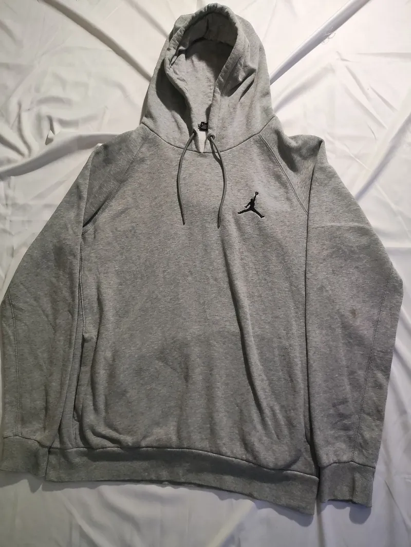 Nike Air Jordan Streetwear Hoody Pria gray