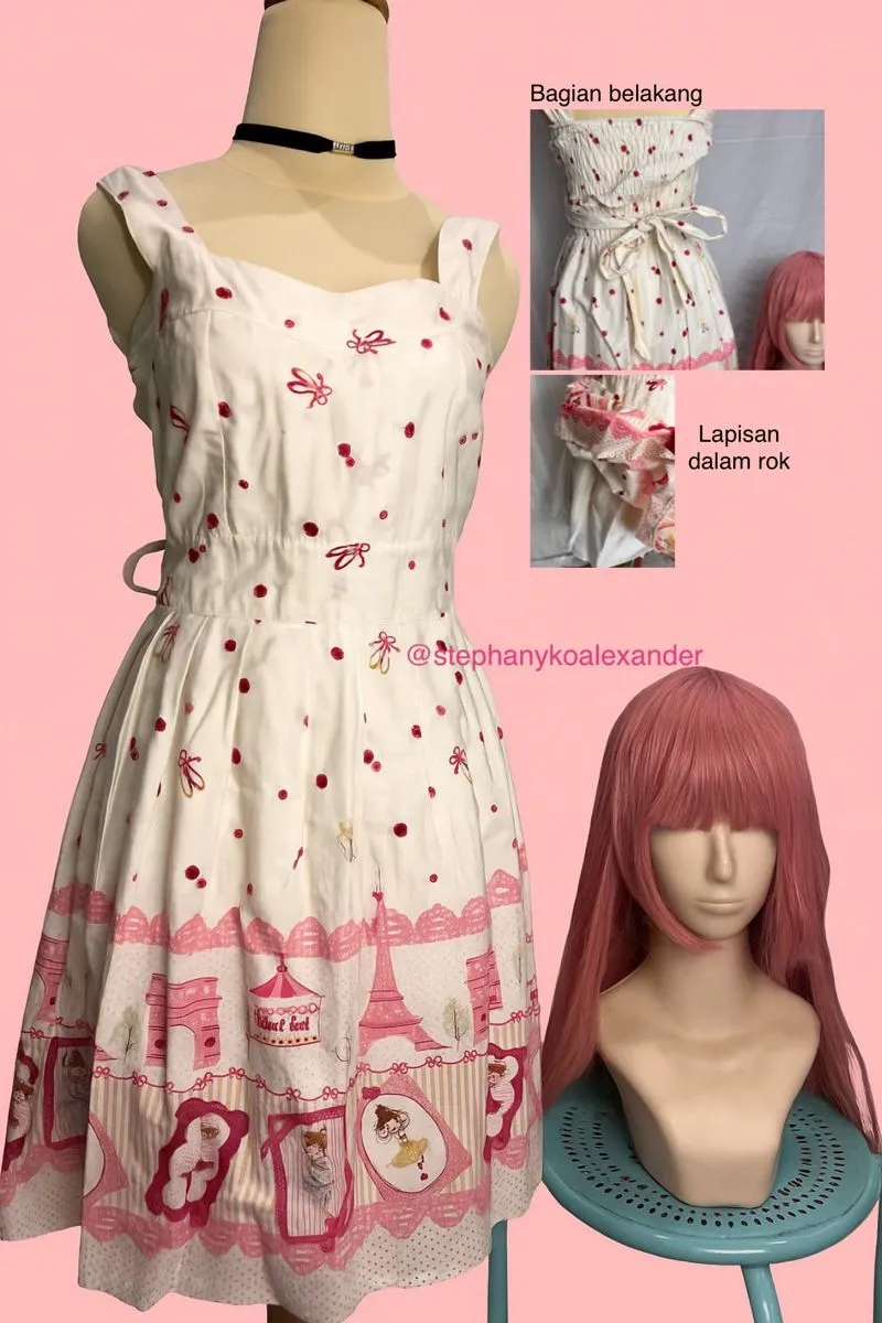 Dress lolita putih photo 1