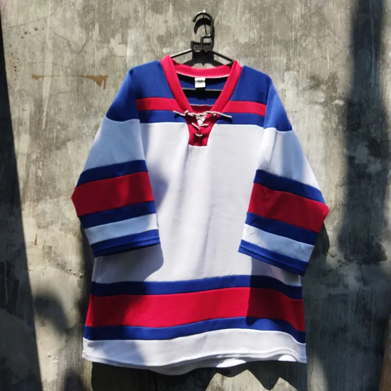 Vintage Sportswear Jersey Pria white red blue photo 1