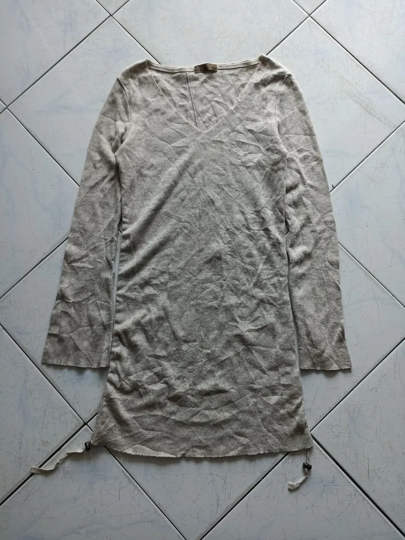 GOA Vintage Y2K Shirt Wanita cream photo 1