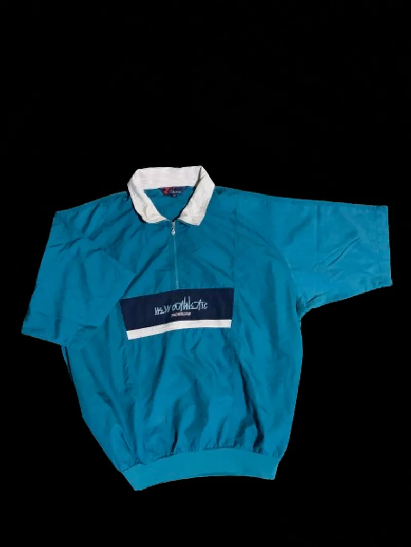 Vintage Sportswear T-shirt Pria silver green photo 1