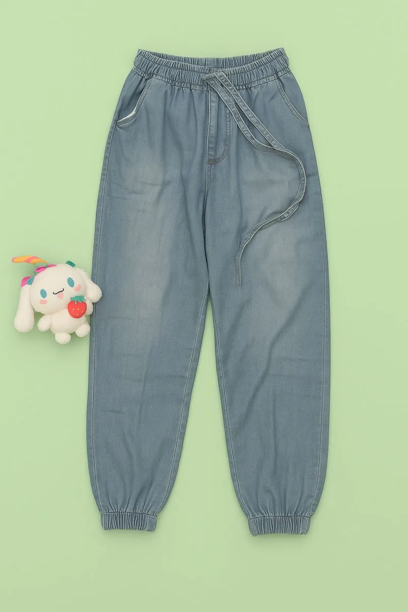 Denim Jogger Pants photo 1