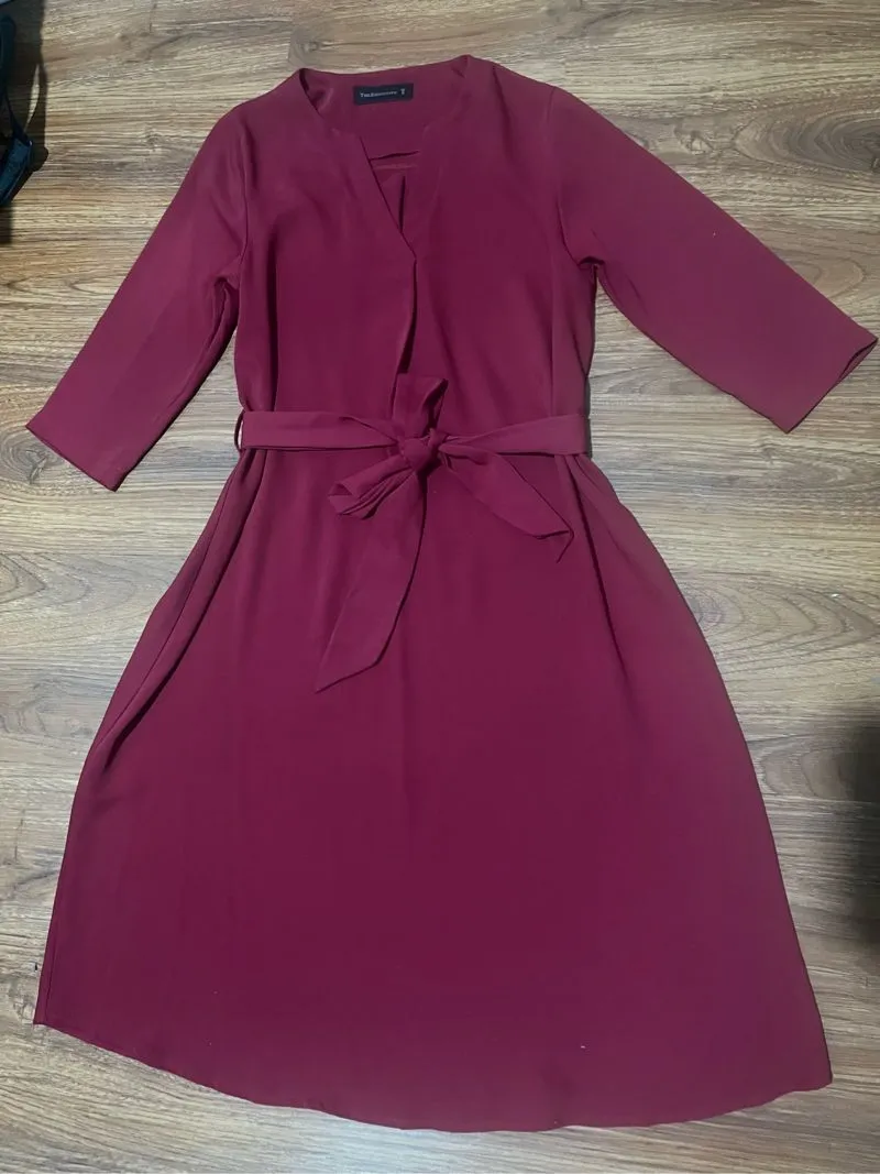 The Executive Dress Women Semi Formal Maroon/Red Wine photo 1