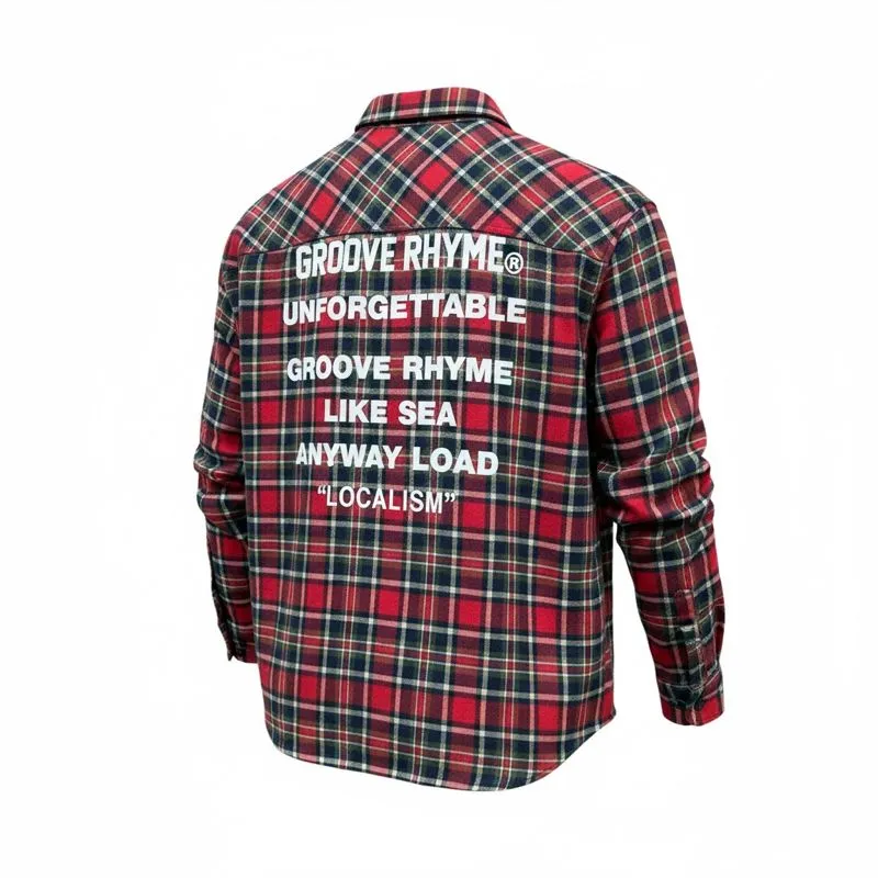 Grooverhyme oversize flannel // long sleeve shirt kemeja photo 1
