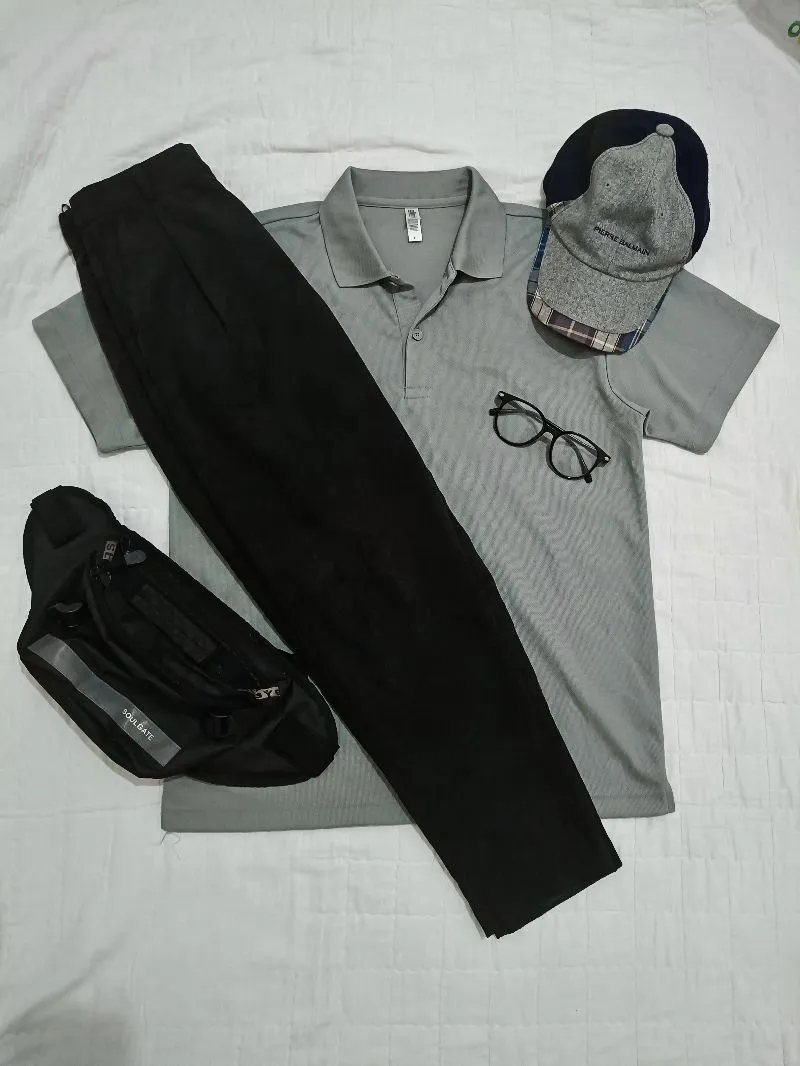 Polo shirt+ Corduroy pants  photo 1