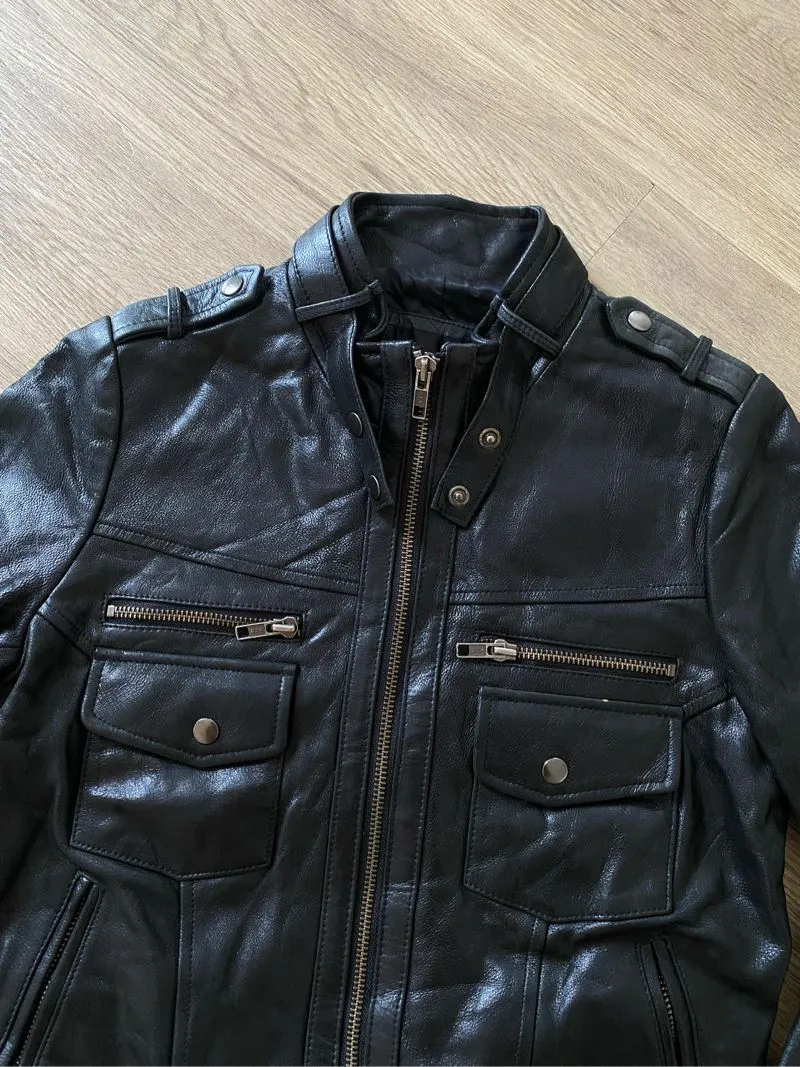 LPG TRUCKER LEATHER JAKET | BIKER | CASUAL | OUTER photo 1