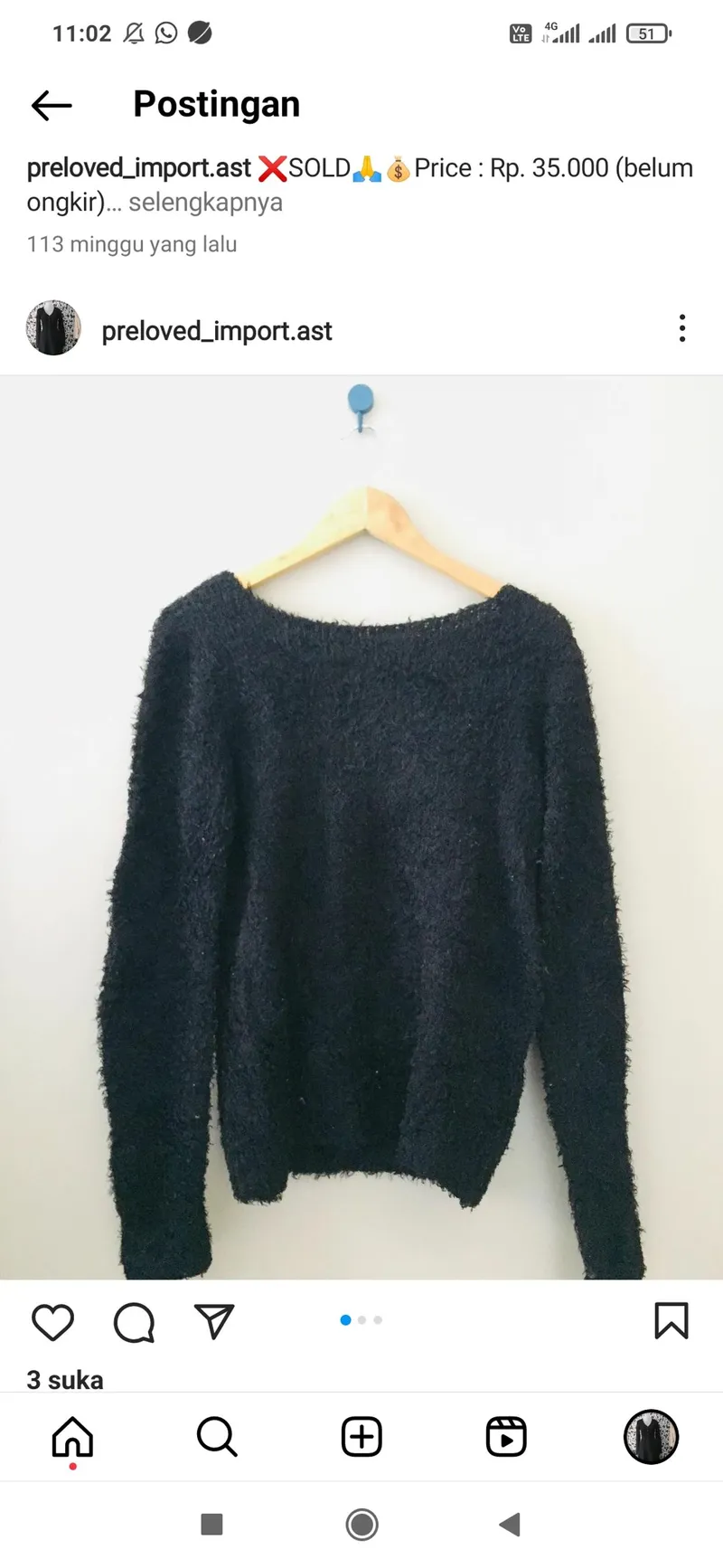 #sweaterrajutbulu Lenght (Panjang) : 60 cm photo 1
