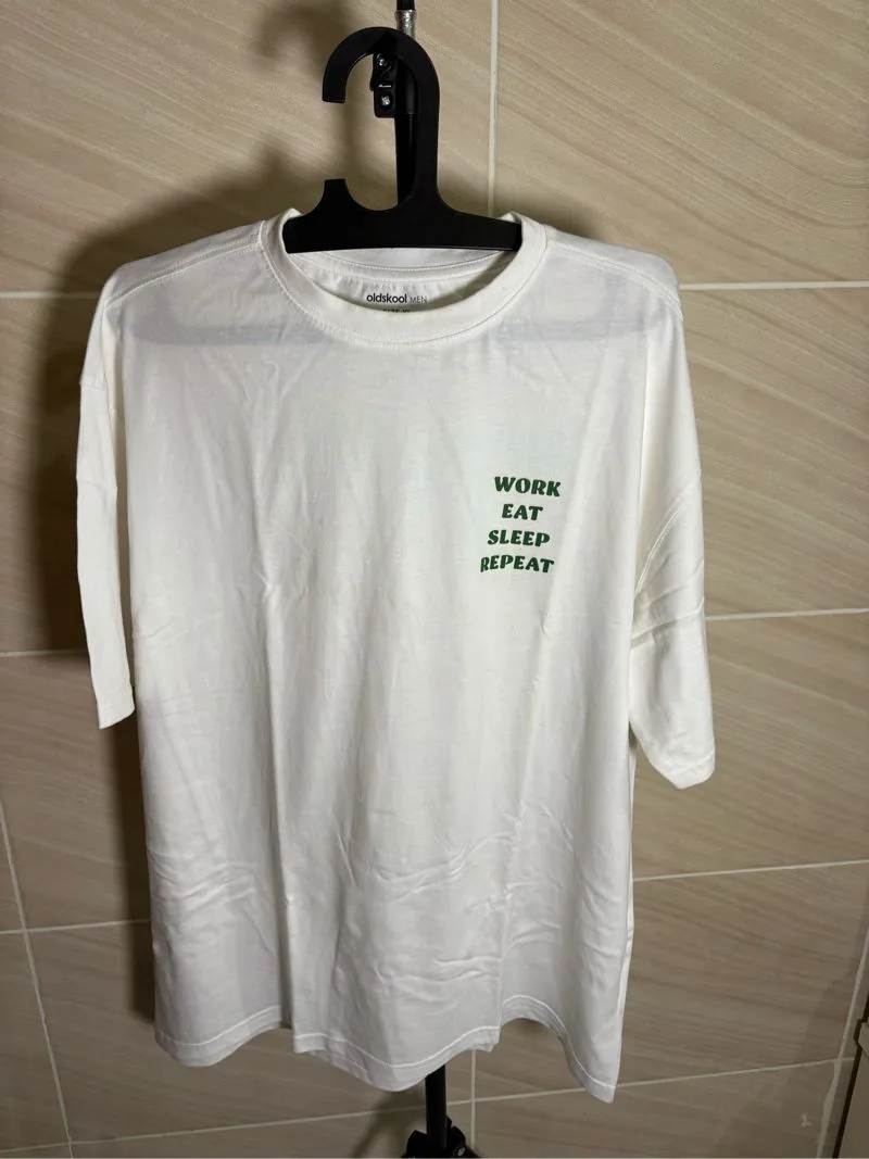 KAOS PUTIH BIG SIZE WORK FOR IT photo 1